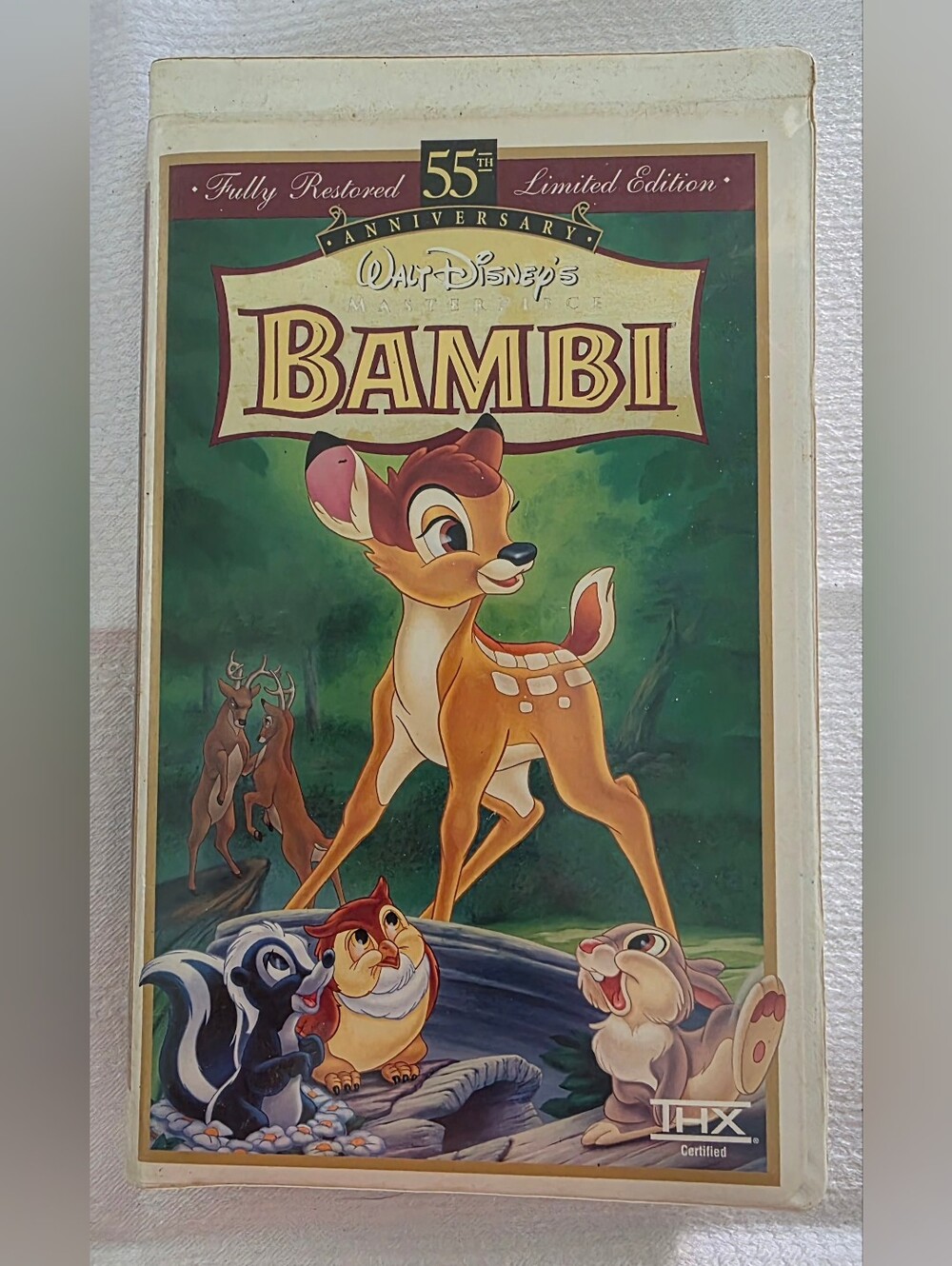 Walt Disney's Bambi 55th Anniversary VHS Tape